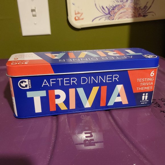 Ginger Fox After Dinner Trivia Game for The Family - Includes 6 Classic Trivia - Picture 7 of 10